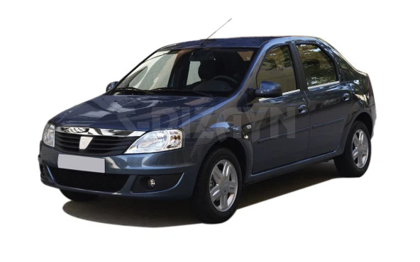 Dacia Logan Krom için Cam Çıtası 4 Parça 2008-2013