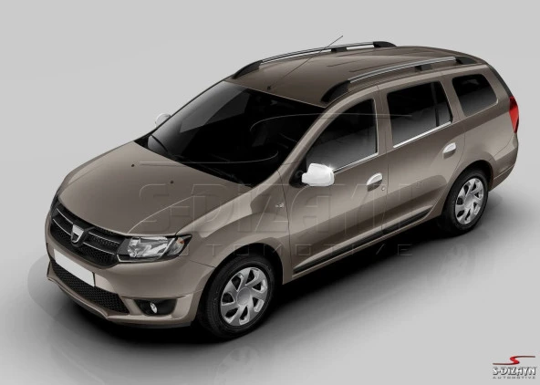 Dacia Logan Mcv için Krom Cam Çıtası 4 Parça 2013-2020
