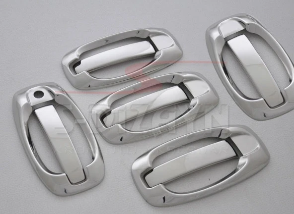 Fiat Fiorino Krom için Kapı Kolu 5 Kapı 10 Parça 2008 Üzeri (Set) - Resim 2