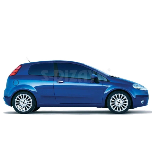 Fiat Grande Punto için Krom Kapı Kolu 2 Kapı 2 Parça 2006 Üzeri