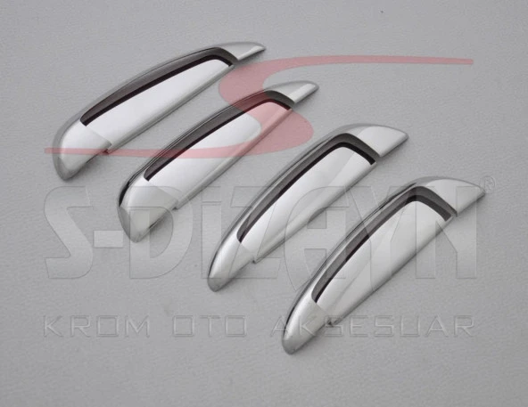Fiat Linea Krom için Kapı Kolu 4 Kapı 8 Parça 2007 Üzeri (Çerçeveli) - Resim 2