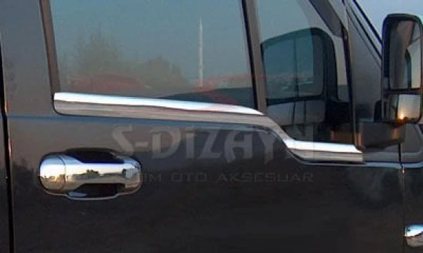 Ford Connect Krom için Cam Çıtası 2 Parça 2002-2014 - 2