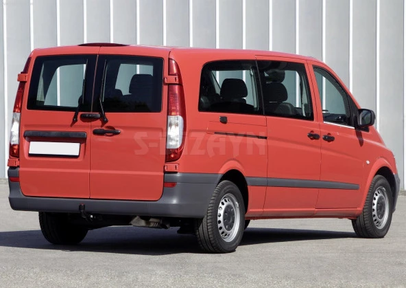 Mercedes Vito Krom için Cam Çıtası 2 Parça 2004-2014