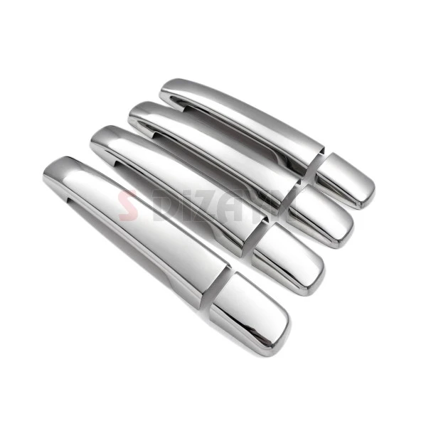 Nissan Navara Krom için Kapı Kolu 4 Kapı 2006-2015 - Resim 3