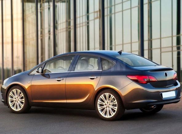 Opel Astra J için Sedan Krom Cam Çıtası 4 Parça 2012 Üzeri - 2