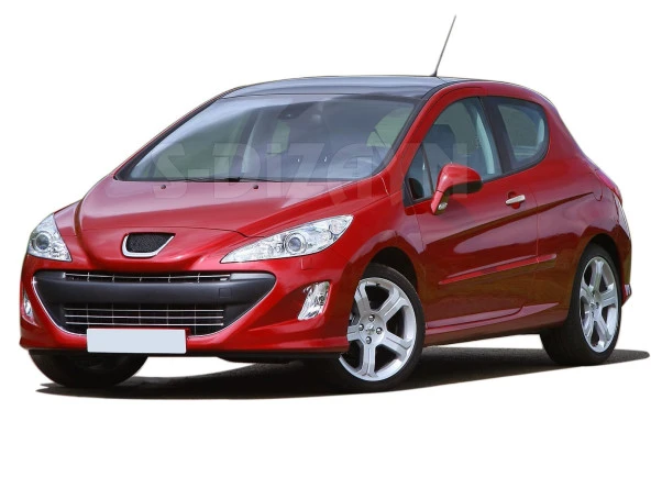 Peugeot 308 Krom için Kapı Kolu 2 Kapı 2007-2013