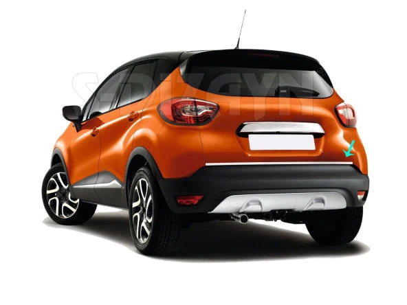 Renault Captur Krom için Bagaj Alt Çıtası 2013-2020 ürün görseli 1