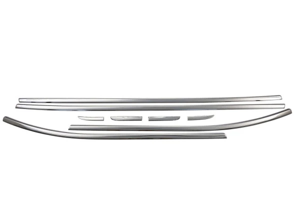 Renault Clio 4 için Hatchback Krom Cam Çıtası 8 Parça. 2012 Üzeri - Resim 2