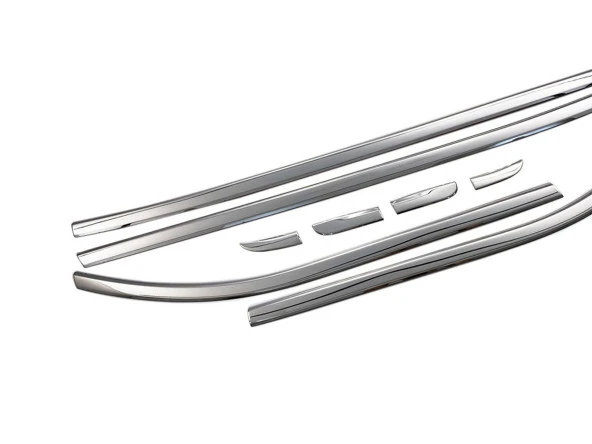 Renault Clio 4 için Hatchback Krom Cam Çıtası 8 Parça. 2012 Üzeri - Resim 3