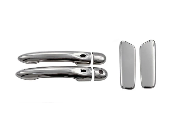 Renault Clio 4 için Hatchback Krom Kapı Kolu 4 Kapı 2012 Üzeri - Resim 2