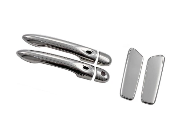 Renault Clio 4 için Hatchback Krom Kapı Kolu 4 Kapı 2012 Üzeri - Resim 3