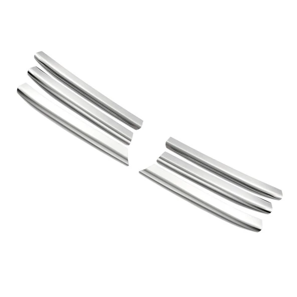 Renault Megane 2 için Krom Ön Panjur 6 Parça 2004-2005 - Resim 3