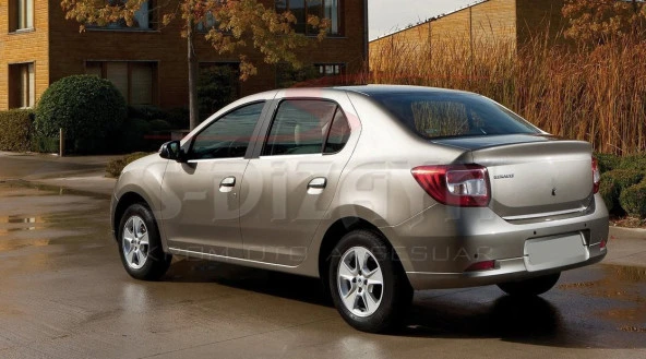 Renault Symbol 3 için Krom Bagaj Alt Çıta 2013 Üzeri - Resim 3