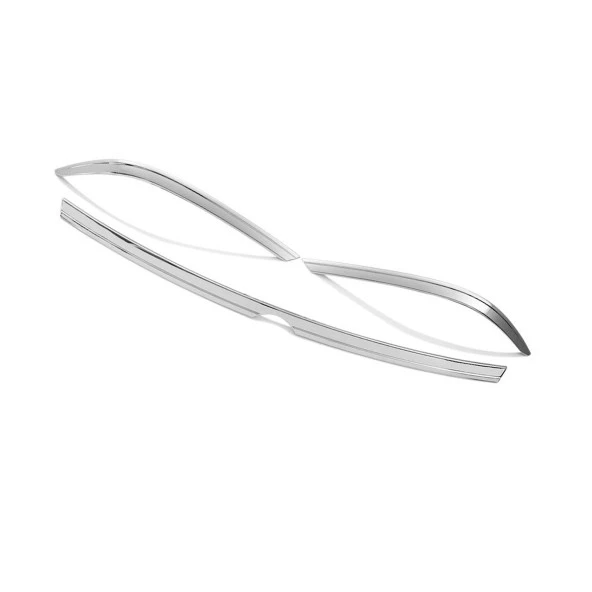 Volkswagen Passat B8 için Krom Far Üzeri Çıta Seti 3 Parça 2015 Üzeri - Resim 3