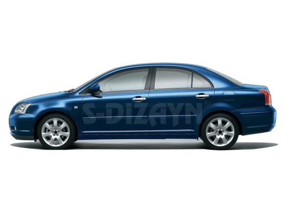 Toyota Avensis Krom için Kapı Kolu 4 Kapı 2003-2008