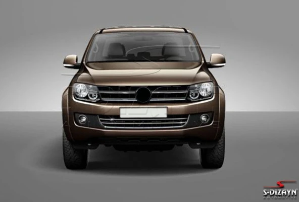 Volkswagen Amarok Krom için Ön Tampon Çıta 3 Parça. (4X2) 2010 Model Üzeri ürün görseli