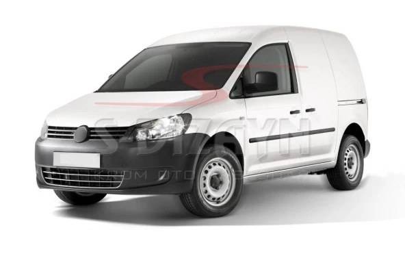 Volkswagen Caddy Krom için Ön Tampon Çıtası Trendline 3 Parça 2010-2015