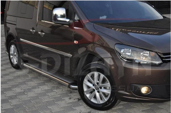 Volkswagen Caddy Maxi için Krom Yan Kapı Çıtası 4 Parça 2007-2010