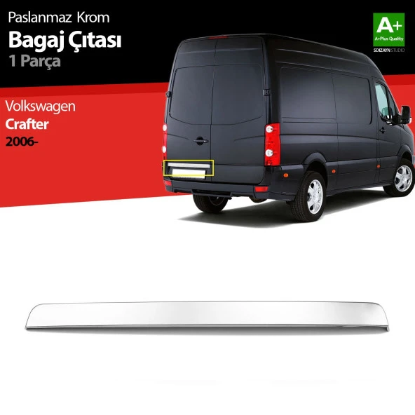 Volkswagen Crafter Krom için Bagaj Çıtası 2006 Üzeri