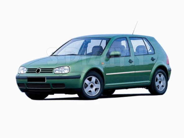 Volkswagen Golf 4 için Krom Yan Kapı Çıtası 4 Parça 1998-2004