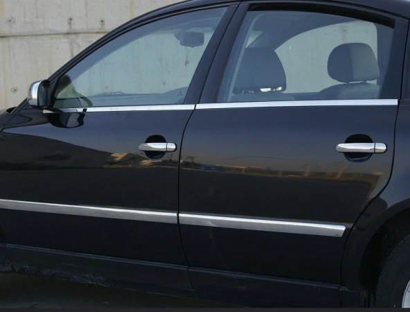 Volkswagen Passat 3B için Krom Cam Çıtası 4 Parça 1998-2005 - 2