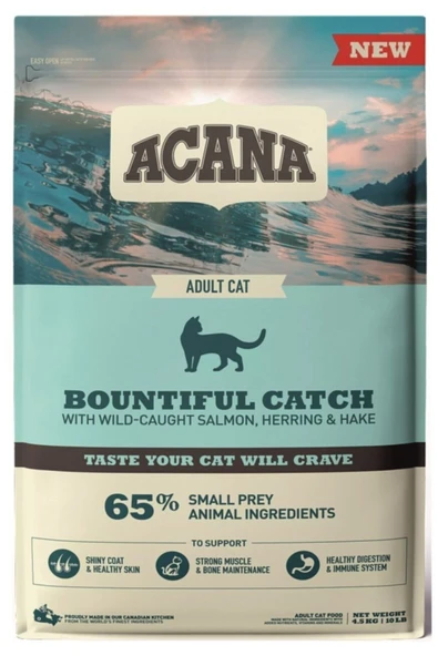 Acana Kedi Maması Bountiful Catch 4,5 Kg ürün görseli 1