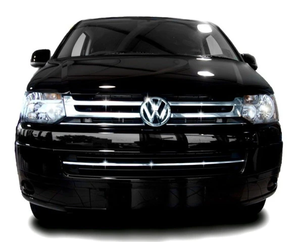 Volkswagen T5 Caravelle için Krom Ön Panjur 4 Parça 2010 Üzeri