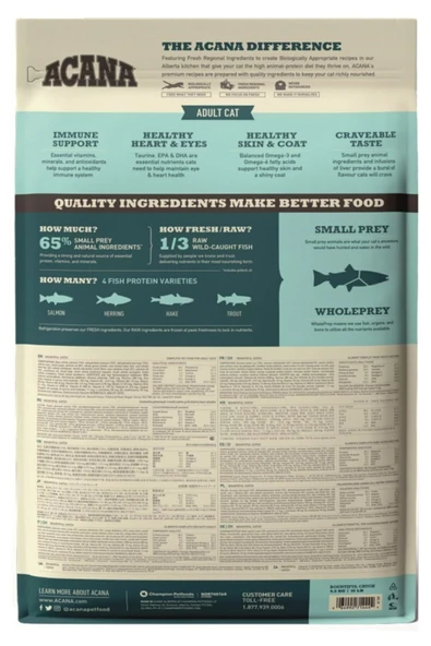 Acana Kedi Maması Bountiful Catch 4,5 Kg - Resim 2