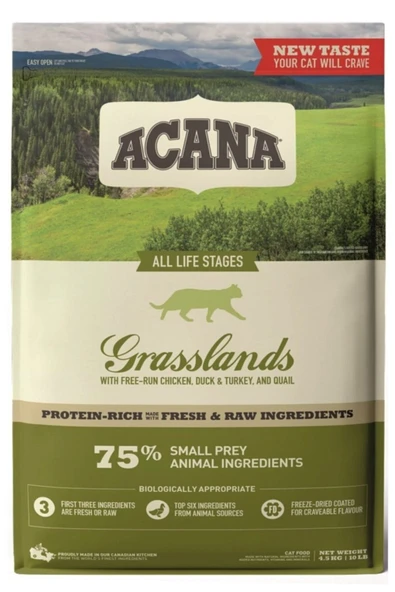 Acana Kedi Maması Grasslands Tüm Irk Ve Yaşam Evreleri İçin 4,5 Kg