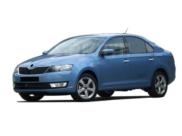 Skoda Rapid Krom için Kapı Kolu 4 Kapı 2013 Üzeri