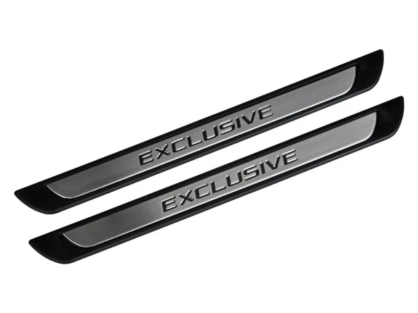 Peugeot 206 CC için Krom Kapı Eşik Koruması Exclusive Line 2000-2013 2 Parça - 2