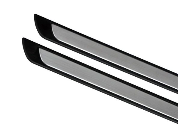 Peugeot Bipper Krom için Kapı Eşik Koruması Krom Line 2007 Üzeri 2 Parça - Resim 4