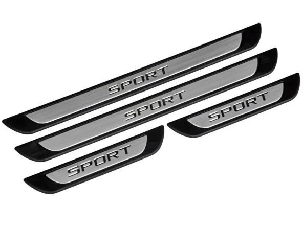 Volkswagen Jetta 5 için Krom Kapı Eşik Koruması Sport Line 2005-2010 4 Parça - Resim 3