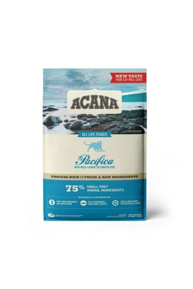 Acana Kedi Maması Pacifica Balıklı Tahılsız Kuru Kedi Maması 4,5 Kg