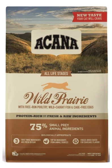 Acana Kedi Maması Wild Prairie Kedi Maması 4,5kg - Tüm Irk Ve Yaşam Evreleri Için