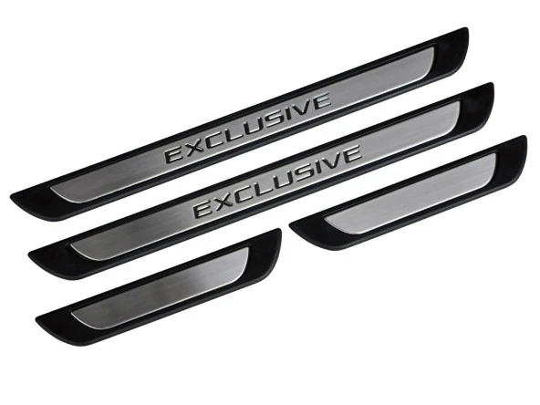 Honda Accord 8 için Krom Kapı Eşik Koruması Exclusive Line 2007-2011 4 Parça