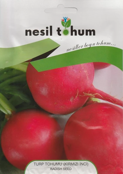 NESİL KIRMIZI İNCİ TURP TOHUMU 10 GRAM