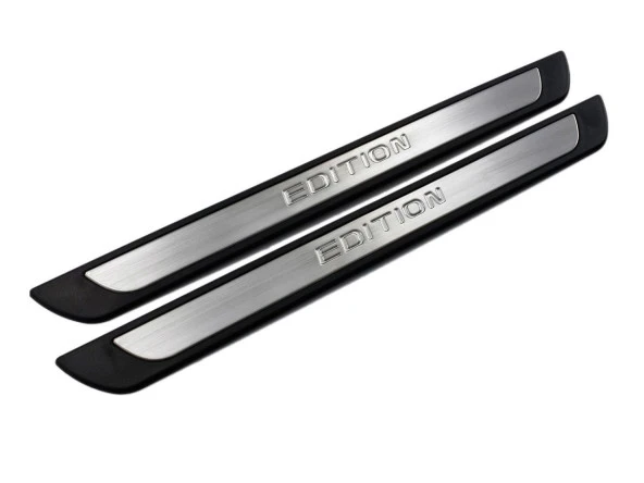 Fiat 500 C için Krom Kapı Eşik Koruması Edition Line 2015 Üzeri 2 Parça - Resim 3