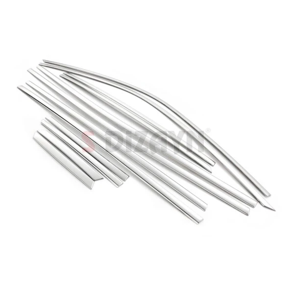 Peugeot 2008 2 için Krom Cam Çerçevesi 12 Parça 2020 Üzeri - Resim 3