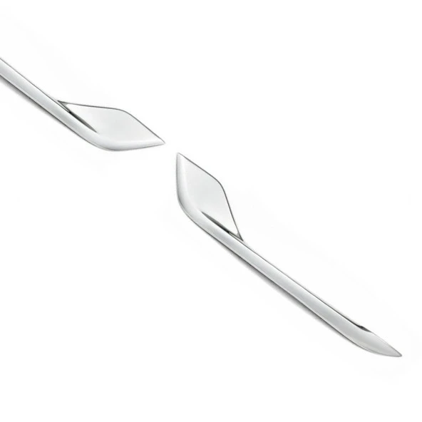 Fiat Egea Hatchback için Krom Sis Çıtası 2 Parça. 2020 Üzeri - Resim 4