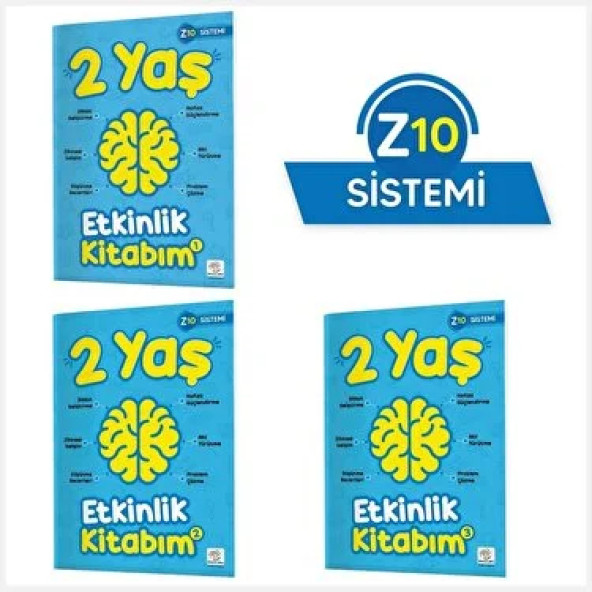 2 Yaş Etkinlik Kitabım Seti (z10 Sistemi)