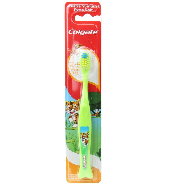 Colgate Kids 2-5 Yaş Ekstra Yumuşak Çocuk Diş Fırçası - Yeşil