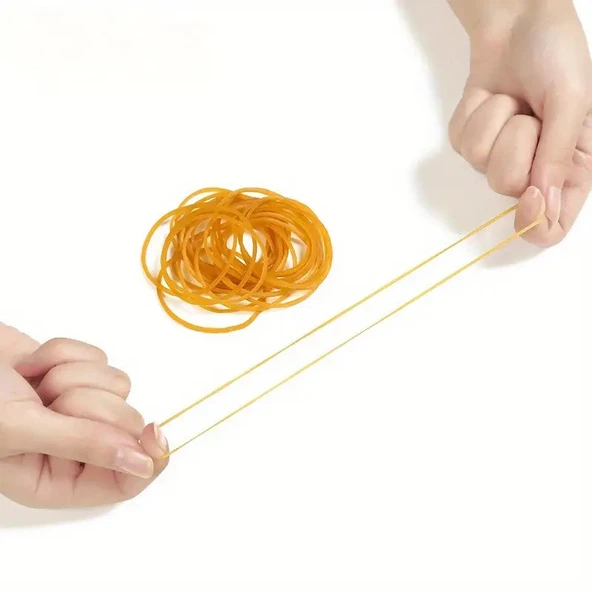 Dayanıklı,Kauçuk Esnek 500gr. Ambalaj Paket Lastiği (40mm x 1,40 x 1,4mm) - Resim 3