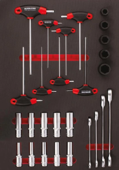 İzeltaş Pro Serisi Takım Dolabı 8 Çekmeceli - Dolu (206 Parça) - 6