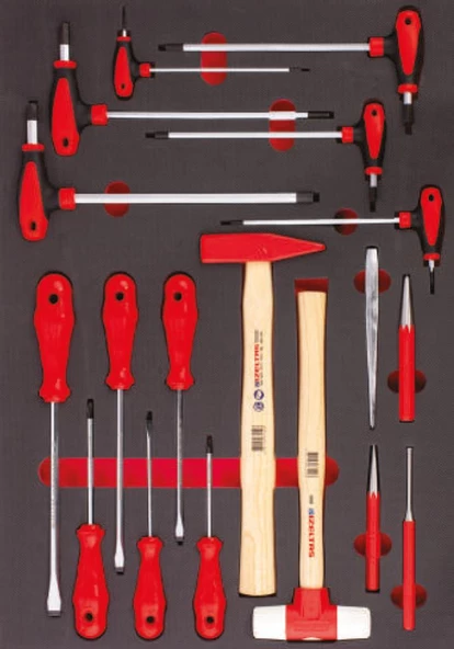 İzeltaş Pro Serisi Takım Dolabı 8 Çekmeceli - Dolu (206 Parça) - 8