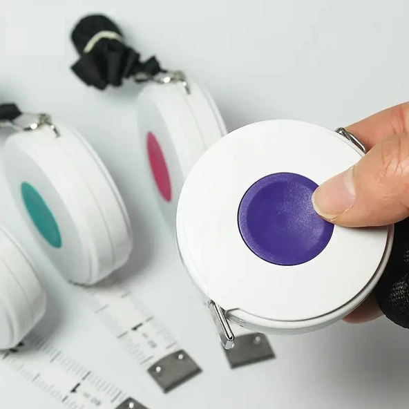 Otomatik Askılı (Metre ve İnç'li) Terzi Mezurası (1,5 metre) - Resim 3