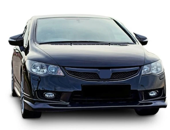 Honda Civic Fd6 için -20062011 Yarasa Ayna Kapağı (Parlak Siyah)