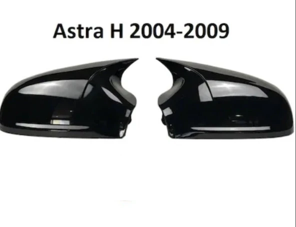 Opel Astra H için (2004-2008) Batman Yarasa Ayna Kapağı (Parlak Siyah)