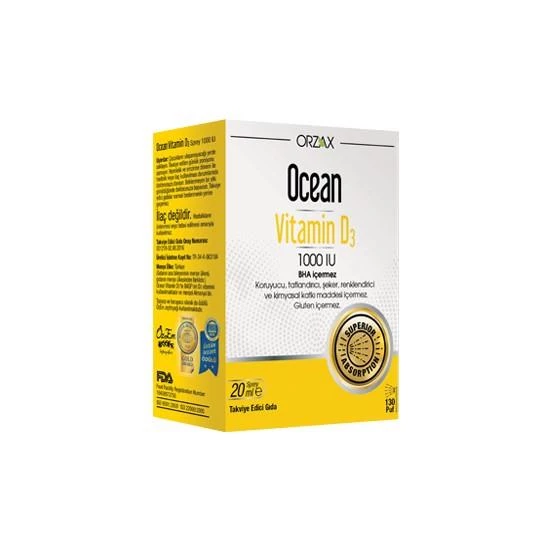 Ocean Vitamin D3 1000 IU Oral Sprey 20 ml
