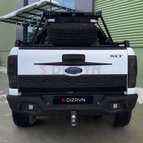 Sedan 4Wd Off için Road Ford Ranger 3 Çelik Arka Tampon V1 Ledli 2012 Üzeri - 3